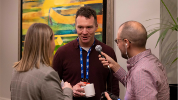 Member being recorded for The IAB UK Podcast